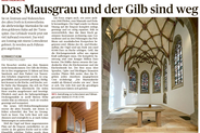Martinskirche Kornwestheim: Das Mausgrau und der Gilb sind weg