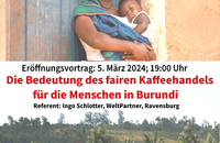Kirchliche Erwachsenbildung-Fotoausstellung: Amahoro Burundi"